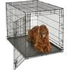 New World Gabbia per cani in metallo a una porta, pieghevole, 106 cm, per una maggiore sicurezza, a prova di perdite, per razze di grandi dimensioni