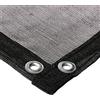 MidWest Homes for Pets 540-SS, Copertura parasole in rete per recinto per animali domestici, resistente ai raggi UV, blocca i raggi solari nocivi, con accessori per il montaggio inclusi, nero