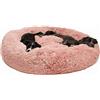 Ailotrd - Cuccia per cani e gatti, lavabile e soffice, cuscino a forma di ciambella, con rivestimento esterno, per cani di taglia piccola, media ed extra large
