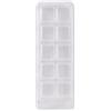 World Of Moulds Confezione da 10 10-Cavity Wax Tart Stampo a Conchiglia, PVC, 21 x 7.7 x 2.25 cm