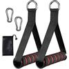 DGN 2 Maniglie Palestra per Fitness Band,Handles Manopole per Fasce di Resistenza,Palestra Accessori Maniglie per Forza e Allenamento Cardio su Cavi,Per Cavi Palestra Carrucola Corda Allenamento Elastica
