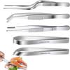 CTCEHL Pinze da Cucina Pinzette,Pesci Pinzettes,Acciaio Inox pinze pinzett,Cucina Pinzett,Pinzette da cucina in acciaio inox,Per decorare la cottura e la cottura dei cibi