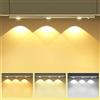 OUILA Luce Armadio 30cm Luce Sottopensile con Sensore di Movimento 4 Modalità, 3 Temperatura Colore, Luminosità Regolabile 1200mAh senza fili Luci notturne multifunzionale per Vetrina, Armadio