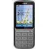 Nokia C3-01 Touch and Type Cellulare, schermo Touchscreen da 6,1 cm (2,4 pollici), fotocamera da 2 megapixel, colore: Grigio
