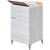 Lavatoio slim rovere grigio, 50x50x83 cm