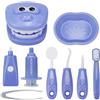 TLHWIN Kit di giocattoli per dentisti per bambini, set di giocattoli educativi medici per la scuola, per ragazzi e ragazze, regalo di ruolo (Viola)