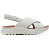 Clarks DashLite Wish Womens Off White Combi, 5