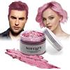 Mifeloy Colore dei capelli rosa temporaneo 4,23 once, crema istantanea per capelli, pomata naturale, per acconciatura da donna, per Halloween, feste, cosplay