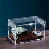 Nizirioo Scatola di Alimentazione per Insetti: Nizirioo Acrilico Scatola per Terrario per Rettili, Mini terrario 360° Trasparente Acrilico Terrario per Spide, Lucertola, Scorpione Contenitori, 20 x12 x 12cm