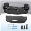 Coleya Custodie Occhiali Compatibile con VW Golf 8 2020 2021 2022 2023 2024, Porta Occhiali per Auto, Supporti per Occhiali da Sole, Scatola Occhiali da Golf 8 Accessori (Nero)