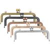 PH PandaHall 5 Colori Clic Clac Portamonete Uncinetto Chiusura a Telaio in Metallo, 20cm Chiusura Semicircolari Bacio Blocco per Portamonete Borsa Borsetta Fai Da Te
