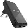Elexlinco 20W Caricatore USB C da Muro, 2 Porte Carica Rapida Caricabatterie, PD Power Delivery &Quick Charge 3.0, Compatible with iPhone14/13/12 PRO, iPad PRO e Di Piu (Nero)