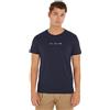 Tommy Hilfiger T-shirt Maniche Corte Uomo Scollo Rotondo, Blu (Desert Sky), XS