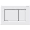 PLACCA DI COMANDO GEBERIT SIGMA 20 SQUARE BIANCO E CROMO 115.883.JT.1