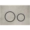 PLACCA DI COMANDO GEBERIT SIGMA 50 ROUND EFFETTO CEMENTO E NERO 115.651.JV.1