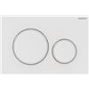 PLACCA DI COMANDO GEBERIT SIGMA 20 ROUND BIANCO OPACO 115.882.01.1