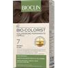 Istituto Ganassini BIOCLIN BIO COLORIST 7 BIONDO KIT COMPOSTO DA BIO-COLORIST CREMA COLORANTE CAP 7 50ML+BIO-COLORIST RILEVATORE CREMA 75ML+ BIOCOLOR PROTECT MASCHERA 10ML+ SHAMPOO POSTCOLORE 10ML