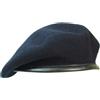 100% LANA BERRETTO - Tutte le Taglie Blu Scuro Divisa Militare Cappello NUOVO