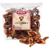 DIBO Pennino per orecchie di maiale, sacchetto da 500 g, piccolo snack o dolcetti per alimenti per cani, articoli da masticare di qualità senza prodotti chimici