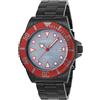 Invicta Pro Diver - Orologio da Uomo in Acciaio Inossidabile con Movimento al Quarzo - 44 mm, Nero/Rosso