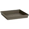 EDA Plastiques - Sottovaso Toscane quadrato, rif. 13644 BL SX6, 26,7 x 26,7 x 3,8 cm