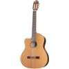 Ortega Guitars RCE131L - Chitarra acustica amplificabile, a spalla mancante, per Mancini, tracolla e Custodia inclusi, Marrone