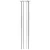 Fondital 82LAM01405 Radiatore in alluminio estruso Garda DUAL 80, 1600 mm, 5 elementi, bianco