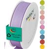 Halbach Seidenbänder Nastro per regali, larghezza 25 mm, lunghezza 25 m, prodotto in Germania, nastri regalo in diversi colori e larghezze, perfetto per confezionare e decorare, colore: lavanda