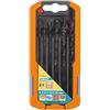 wolfcraft Set di punte universali TCT da 6 pezzi, 7114000, Punta speciale universale, versatile, resistente, con lunga durata