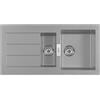 Franke 114.0476.405 Lavello da Incasso Sirius Sid 651 Tectonite, Grigio, 60 cm