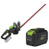 Greenworks G48HT - Tagliasiepi a batteria 48V/2Ah - Lama da 61 cm
