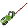 Greenworks G24HT56 - Tagliasiepi a batteria litio 24V/4Ah - Lama da 56 cm