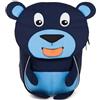 Affenzahn Zaino per bambini da 1 a 3 anni, ergonomico, riflettente, linguetta con targhetta per il nome dell'orso, blu scuro, Orso - Blu scuro, taglia unica, Zaino per bambini