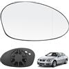RASHION Vetro Specchietto Retrovisore Riscaldabile Destra Compatibile con BMW 1 3 Series E81 E87 E82 E88 E90 E91 E92 E93 Pre-Facelift 2005-2008