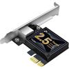 Tp-link Scheda di rete Tp-link TX201 PCIe 2.1 e Rj45 Nero/Grigio [NKTPLP1PPE00001]