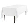 LinenTablecloth 60 x 102-Inch Rectangular Polyester Tablecloth White