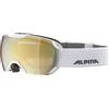 ALPINA Unisex - Adulti, PHEOS S QVMM Occhiali da sci, white, One Size