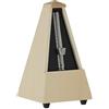Wittner Metronomo Taktell forma piramidale Sistema Maelzel Serie 810 - Custodia in legno massello - Con campana - Acero naturale opaco - Non richiede batterie - Made in Germany