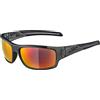 ALPINA Unisex - Adulti, TESTIDO Occhiali sportivi, anthracite-black matt, One Size