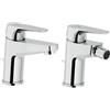 NOBILI RUBINETTERIA Nobili - Nobi Set bagno miscelatore lavabo senza scarico+ miscelatore bidet con scarico