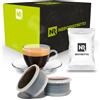 NERORISTRETTO 200 Cialde Capsule Caffè Compatibili Lavazza Espresso Point Miscela Ristretto