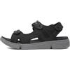 Hush Puppies Castro, Sandalo Sportivo Uomo, Nero, 41 EU
