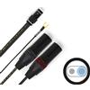 VAN DEN HUL D-502 Hybrid Cavo per Giradischi terminato Custom DIN e 2XLR - NUOVO