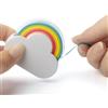Dispenser a forma di nuvola in ABS Francesco personalizzate o neutre