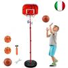 AolKee Canestro Basket Bambini, AolKee Canestro da Basket e Supporto, Canestro da