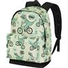 Oh My Pop! Dinorrr-Zaino HS FAN 2.0, Verde, 30 x 41 cm, Capacità 22 L