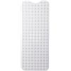 Relaxdays Tappetino Antiscivolo per Vasca da Bagno, Extra Grande, Ventose, Lavabile, LxP: 97 x 39 cm, PVC, Trasparente