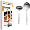 Fiskars Functional Form Set per Servire, Satinato, 2 Pezzi, Acciaio Inossidabile, Opaco, 30 x 13.9 x 4 cm, 1002959