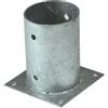 Gartenpirat porta pali per pali rotondi in legno Ø 8 cm in acciaio galvanizzato