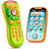 JOYIN Telefono giocattolo per bambini, telecomando e smartphone con musica, giocattoli musicali per l'apprendimento per neonati, bambini, ragazzi o ragazze, regali di compleanno e di Natale